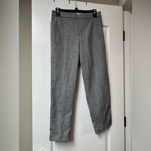 Old Navy Gray Patterned Pants with Cord Detail